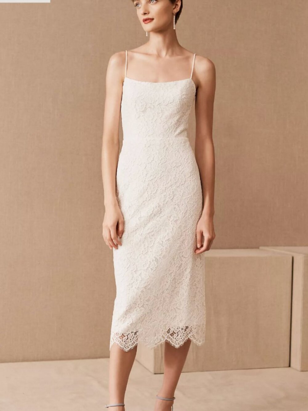 Jenny Yoo Harley Dress in Ivory, Size 26